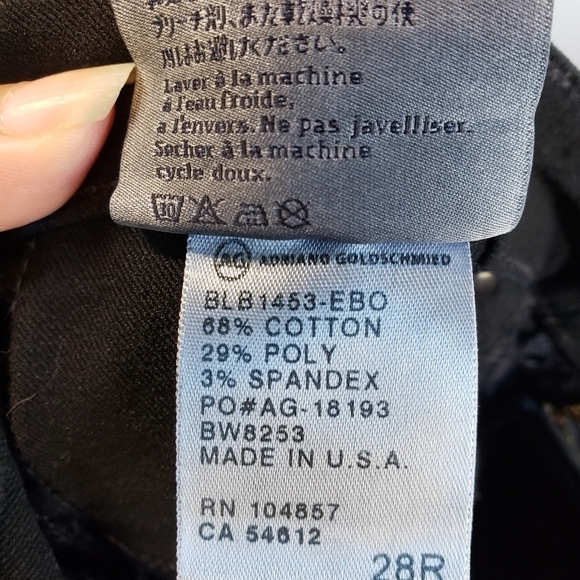 Adriano Goldschmied the Ally Colorblock Jean Legging Size 28R - Picture 11 of 13